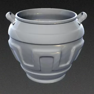 Hellenic Vase - Model thumbnail 2