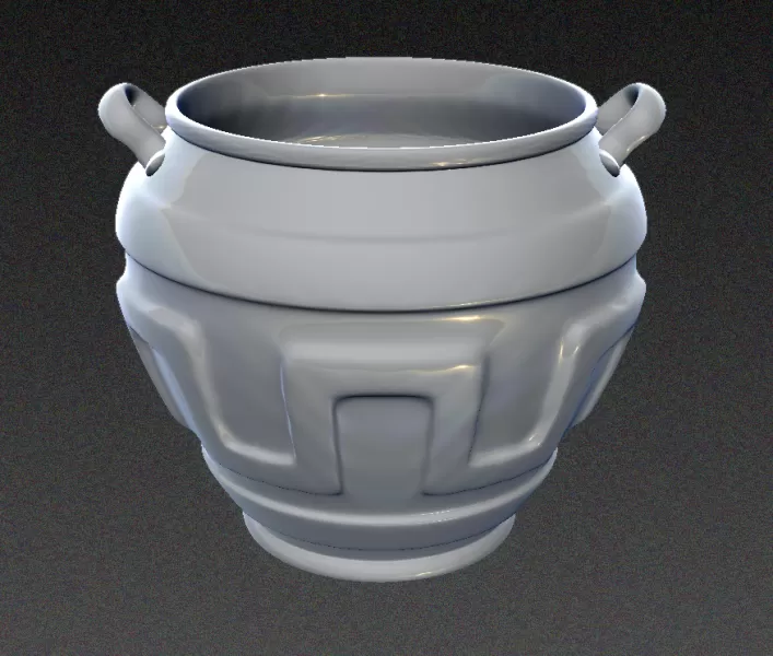 Hellenic Vase - Model preview 2