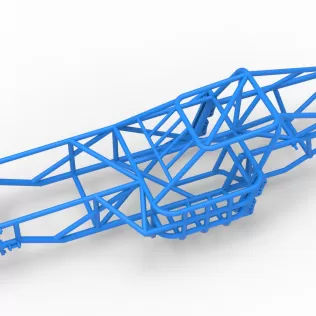 Frame of Super Dirt Late model Scale 1:25 - Model thumbnail 2