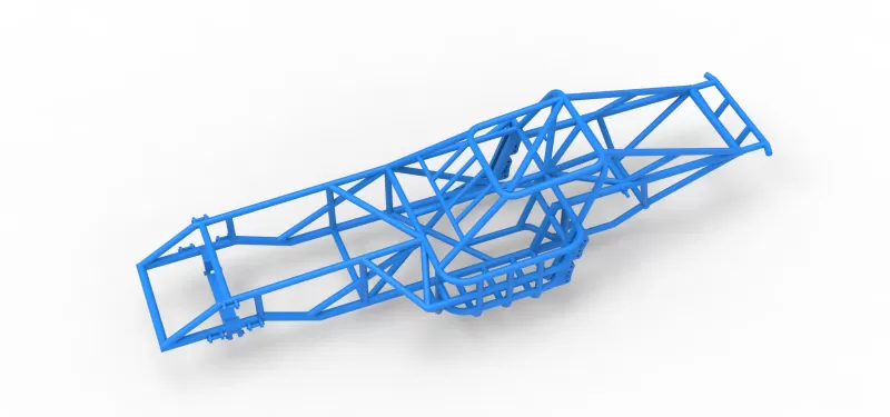 Frame of Super Dirt Late model Scale 1:25 - Model preview 2