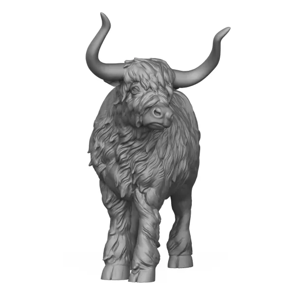 Himalayan Cow 3D Print Model - Model preview 2