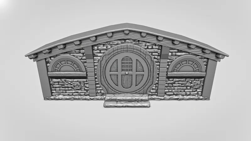 Hobbit House Facade #RoZ - Model preview 7