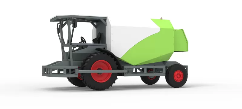 Racing Combine Harvester Scale 1:25 - Model preview 2