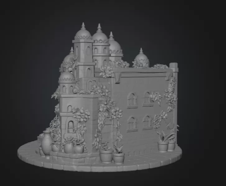 Sultan's Spice & Potion Bazaar STL File for 3D Print - Model preview 12