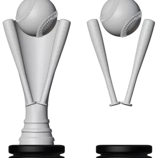 3D BASEBALL TROPHY READY TO PRINT - Model thumbnail 8