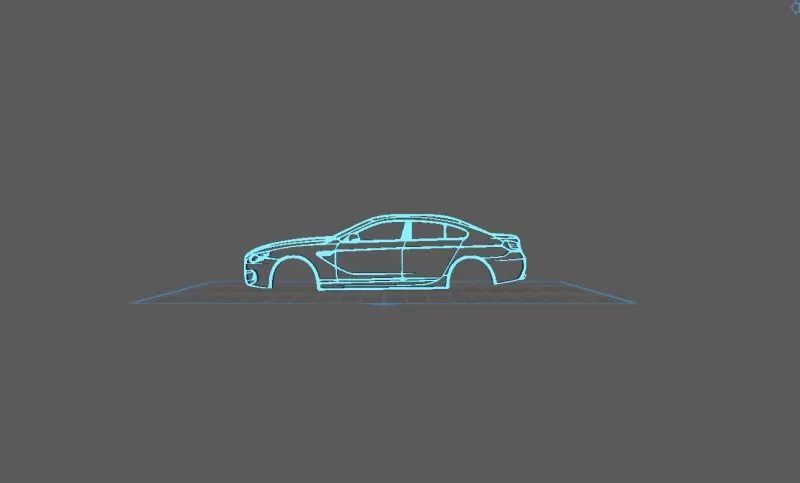 BMW - Serie 6 M6 2015 Wall Art - Model preview 1