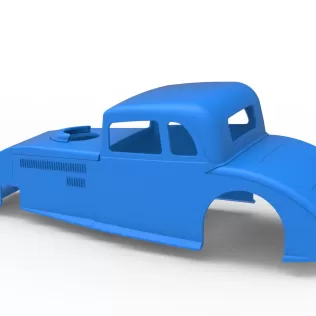 Shell of Canadian vintage modified stock car Scale 1:25 - Model thumbnail 10