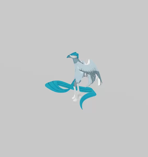 Articuno Legendary Pokémon - Model preview 2