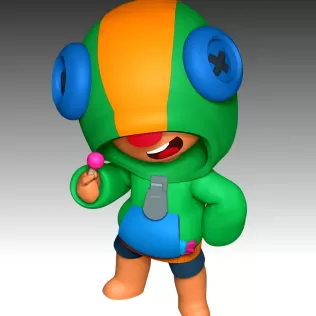 Leon - Brawl Stars - Model thumbnail 5