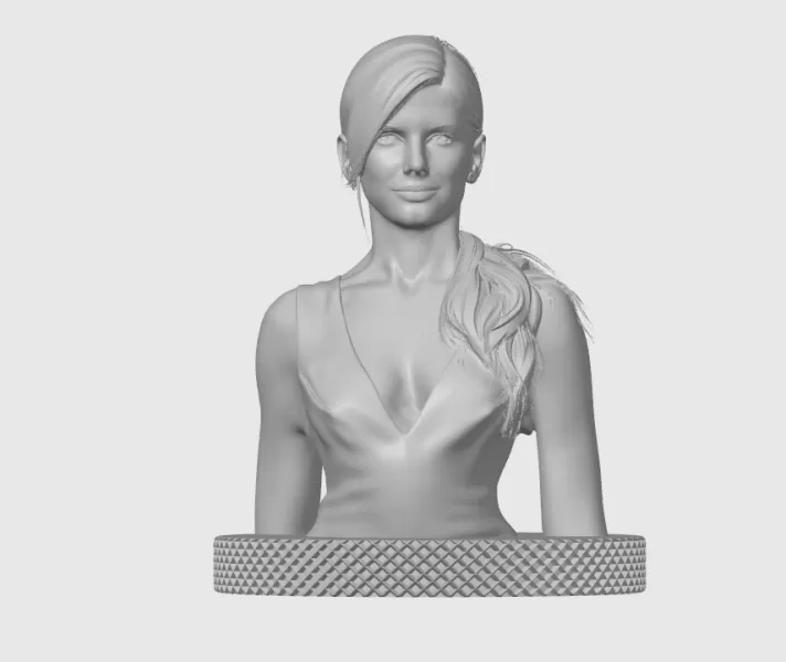 Sandra Bullock 3D Bust Print - Model preview 4