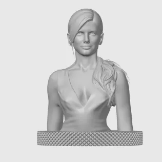 Sandra Bullock 3D Bust Print - Model thumbnail 4