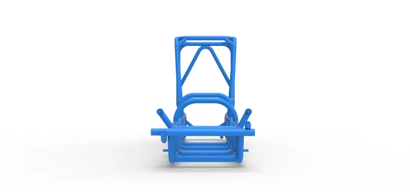 Frame of Dirt Silver Crown Champ car Version 2 Scale 1:25 - Model preview 5