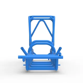 Frame of Dirt Silver Crown Champ car Version 2 Scale 1:25 - Model thumbnail 5