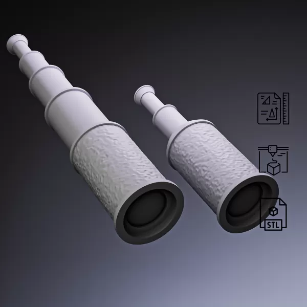 Pirate Spyglass Telescope #RoZ - Model preview 8