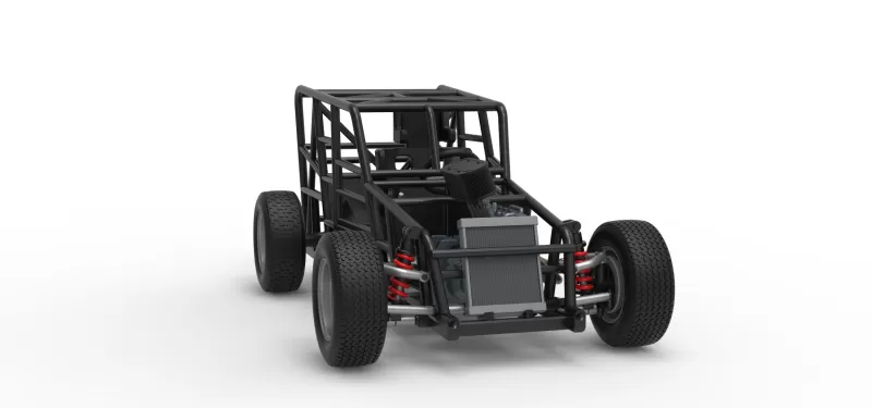 Dwarf car Base Scale 1:25 - Model preview 26