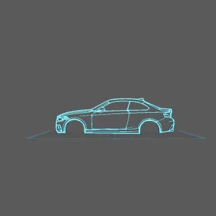 BMW - M240i 2018 Wall Art