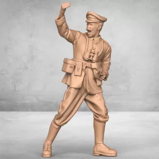Attacking Army Officer