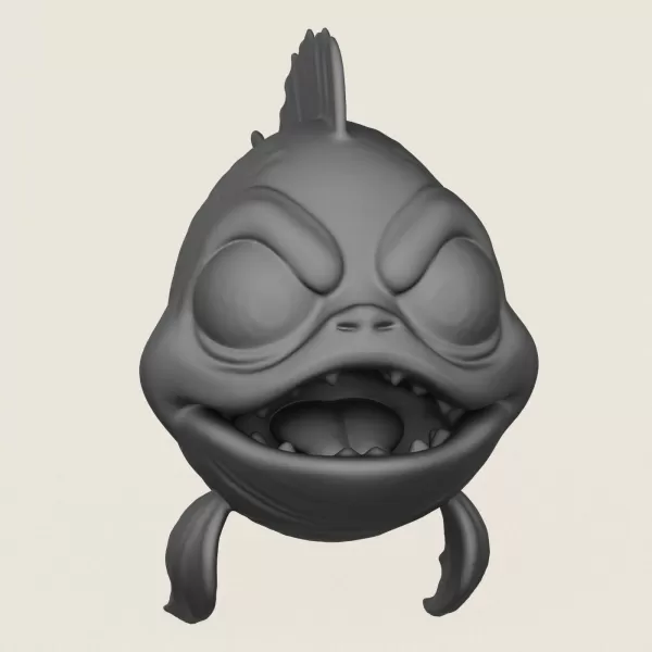 Fish 01 Print Ready 3D Model - Model preview 2