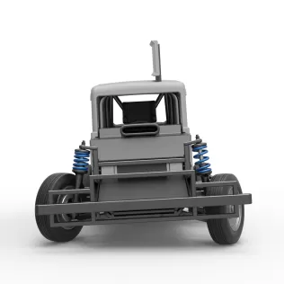 New Zealand Ministock car while turning Scale 1:25 - Model thumbnail 7