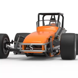 Vintage Pavement Sprint car Scale 1:25 - Model thumbnail 6