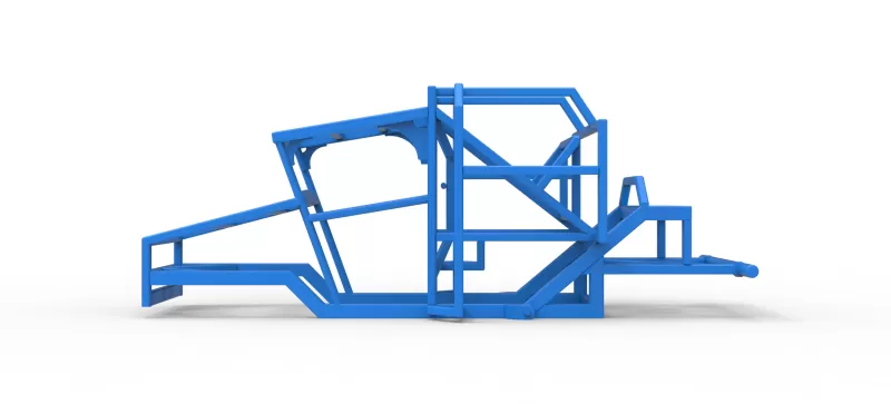Frame of Racing Combine Harvester Scale 1:25 - Model preview 6