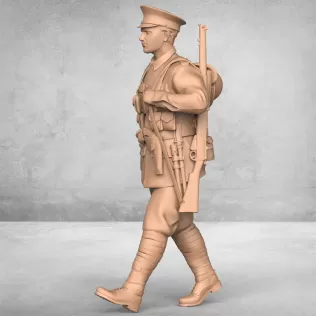 Army Marching Soldier