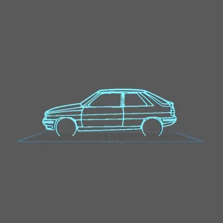 Renault - 11 Turbo Classic Wall Art