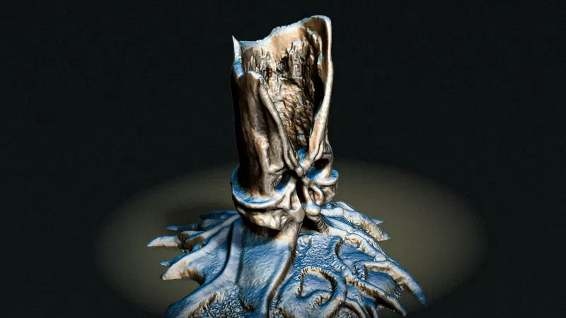 Haunted Skull Tree RoZ - Model preview 5