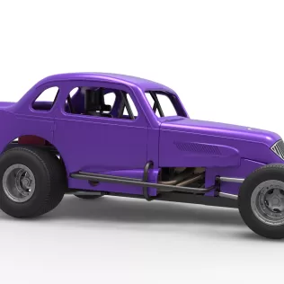 Vintage Dirt Modified stock car Scale 1:25 - Model thumbnail 25