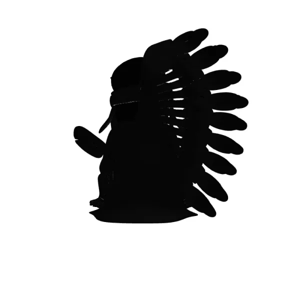 Apache Kid Stylized 3D Model - Model preview 2