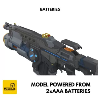 Lancer GL - Gears of War - Printable 3d model - STL files - Model thumbnail 10