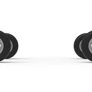 Wheel Set of Dwarf car Scale 1:25 - Model thumbnail 4