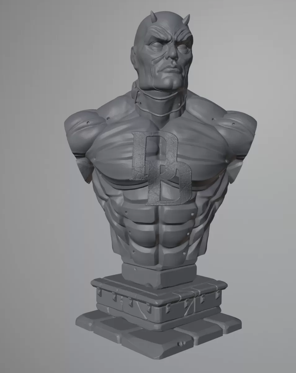 bust 3d printed Daredevil｜SF・ファンタジー・ホラー