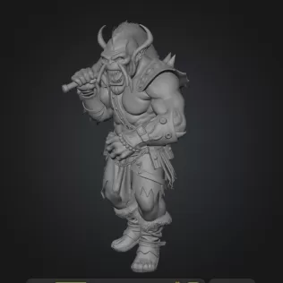 orc warrior - Model thumbnail 2