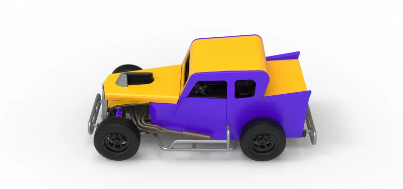 Dwarf car Version 2 Scale 1:25 - Model preview 10