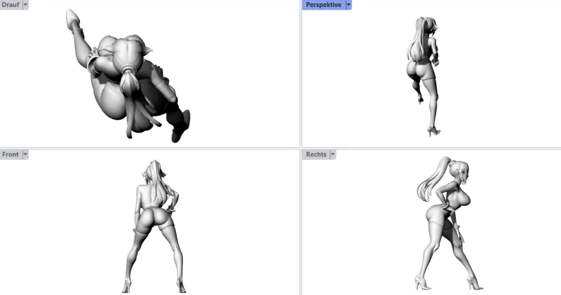 Lady Anime - Model preview 3