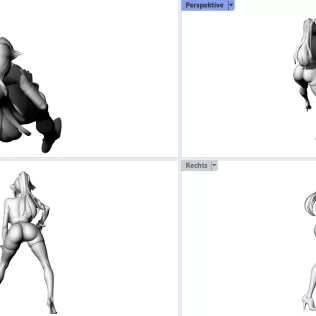 Lady Anime - Model thumbnail 3