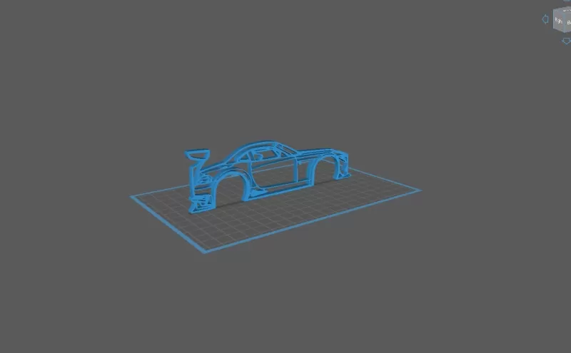 BMW - Z4 GT3 Wall Art - Model preview 2