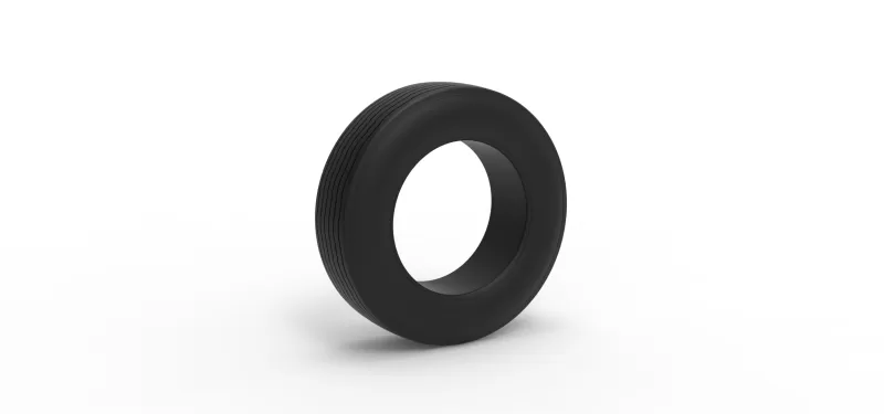 Front tire of Vintage Champ car Version 2 Scale 1:25 - Model preview 1