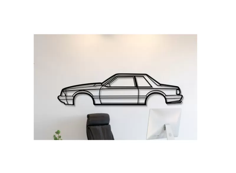 Ford - Mustang Foxbody 1989 Wall Art - Model preview 1