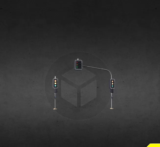 Australian Traffic Light Pedestrain Light - Model preview 1