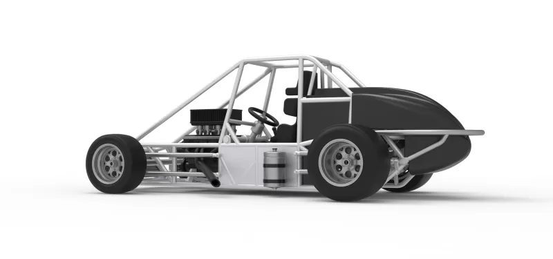 Experimental Pavement Silver Crown Car Base Version 3 Scale 1:25 - Model preview 13