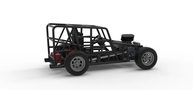 Dwarf car Base Scale 1:25 - Model preview 20