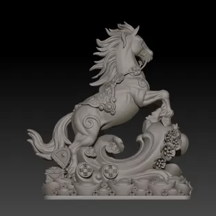 Zodiac Horse - Model thumbnail 4