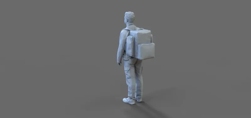 Paramedic figure - Model preview 2