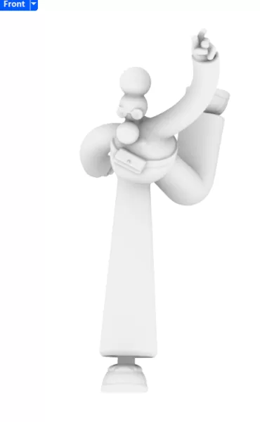 Kunst Lady Statur - Model preview 2