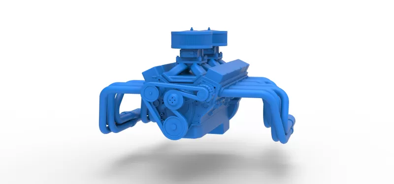 Engine V16 Scale 1:25 - Model preview 4