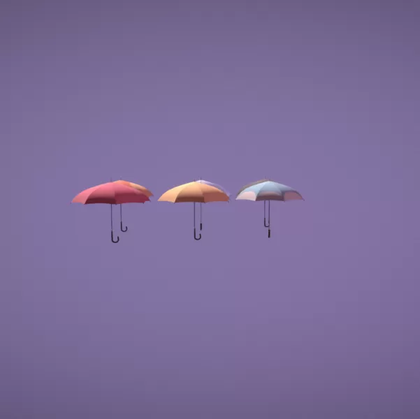 Umbrella Diffrent Styles - Model preview 3