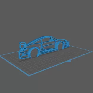 Porsche - 997 GT3 RS Wall Art - Model thumbnail 1