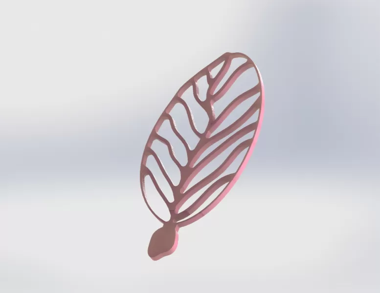 Leaf Soap Dish with Removable Veins - Model preview 12